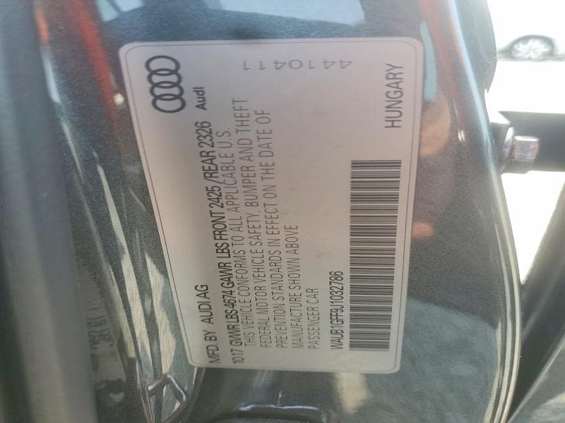 2018 AUDI S3 PREMIUM PLUS 12