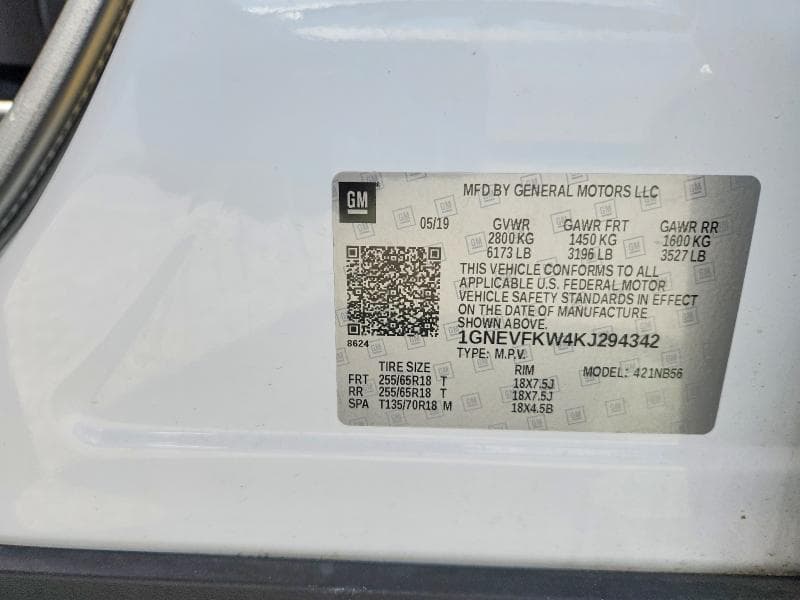 2019 CHEVROLET TRAVERSE LS 13