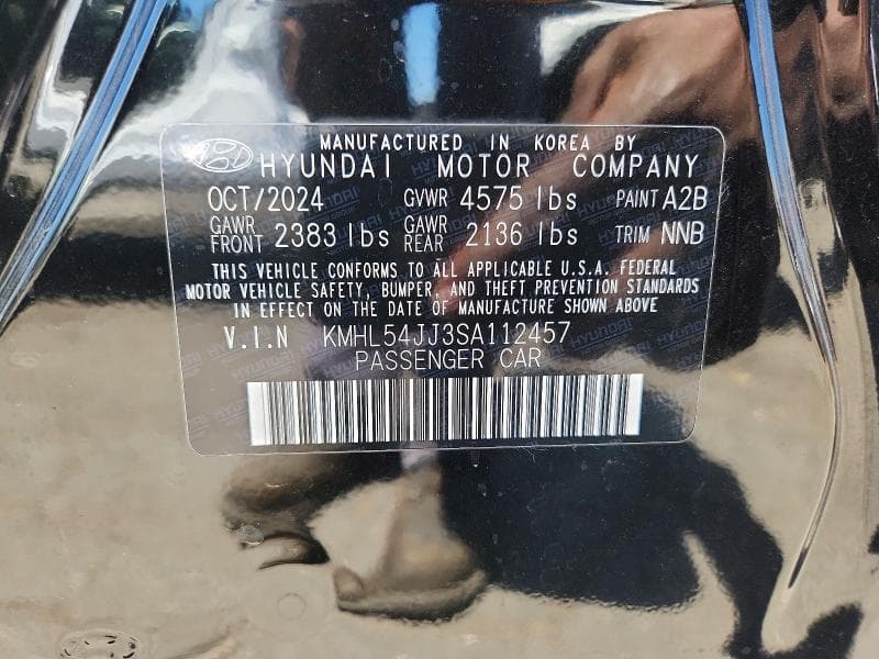 2025 HYUNDAI SONATA HYBRID LIMITED 12