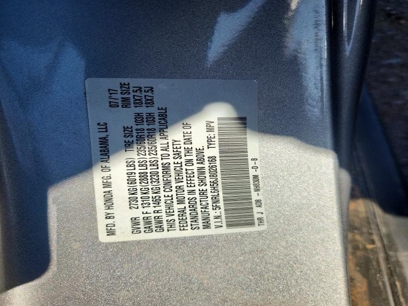 2018 HONDA ODYSSEY EX 13