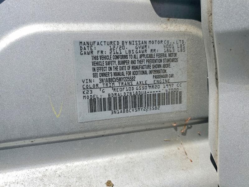 2021 NISSAN SENTRA SV 13
