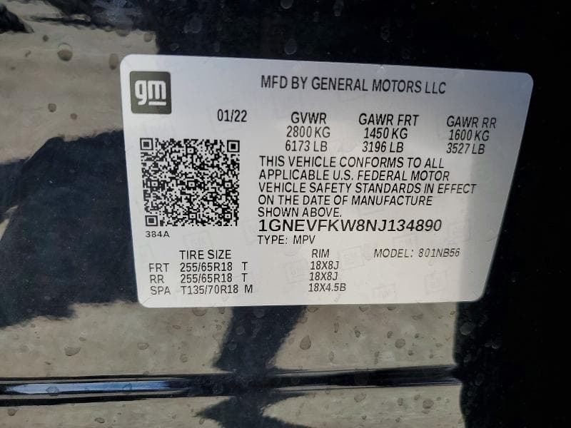 2022 CHEVROLET TRAVERSE LS 13