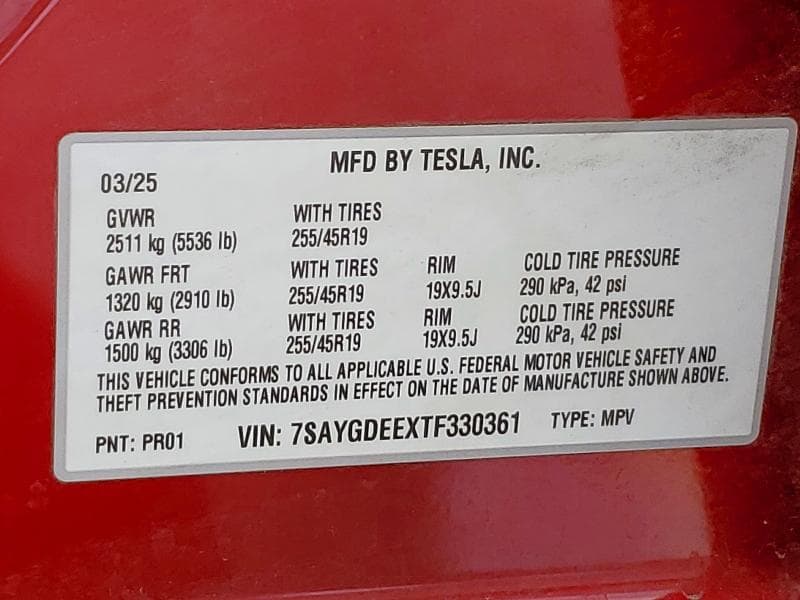 2026 TESLA MODEL Y 12