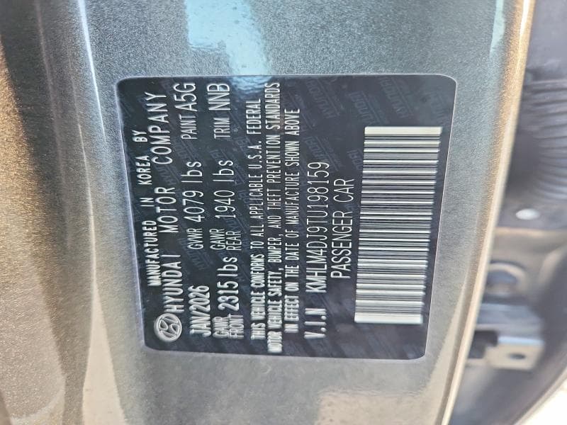 2026 HYUNDAI ELANTRA HYBRID BLUE 13