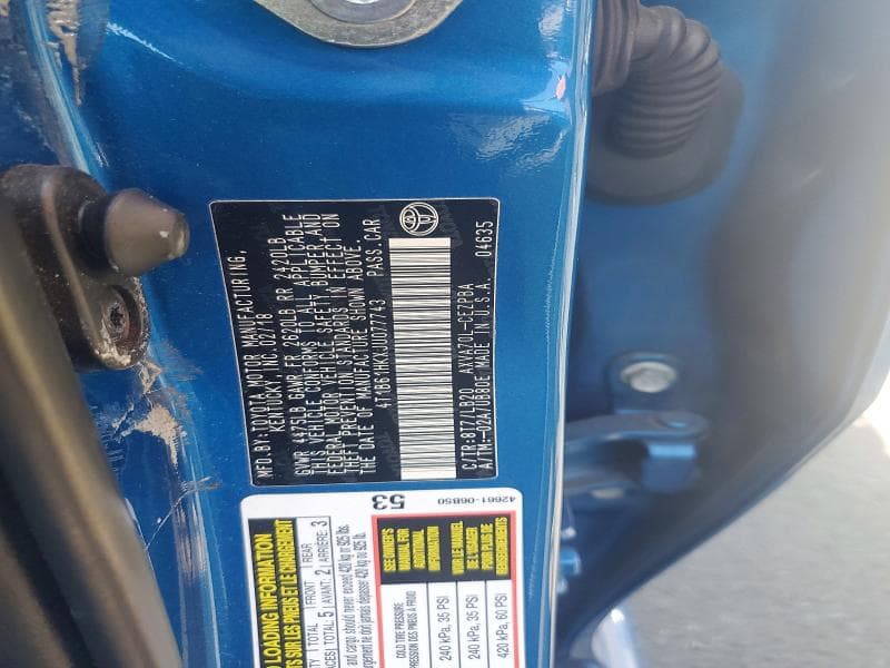 2018 TOYOTA CAMRY XSE 13
