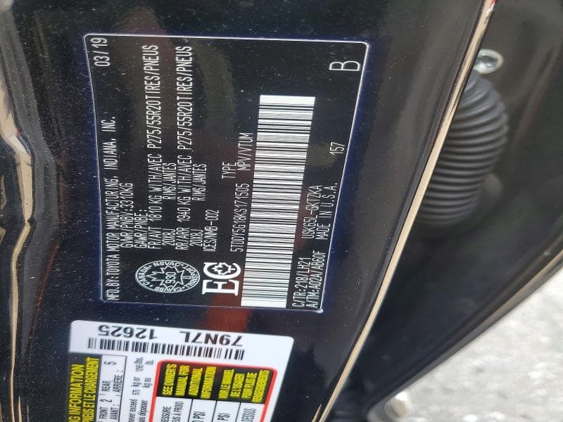 2019 TOYOTA SEQUOIA PLATINUM 13