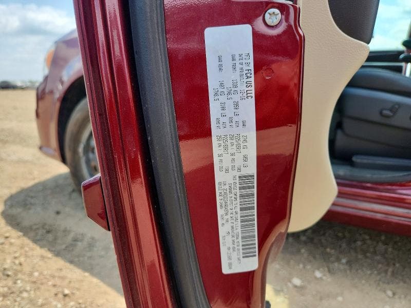 2017 DODGE GRAND CARAVAN SXT 13