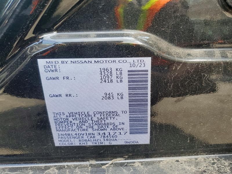 2024 NISSAN ALTIMA SV 13