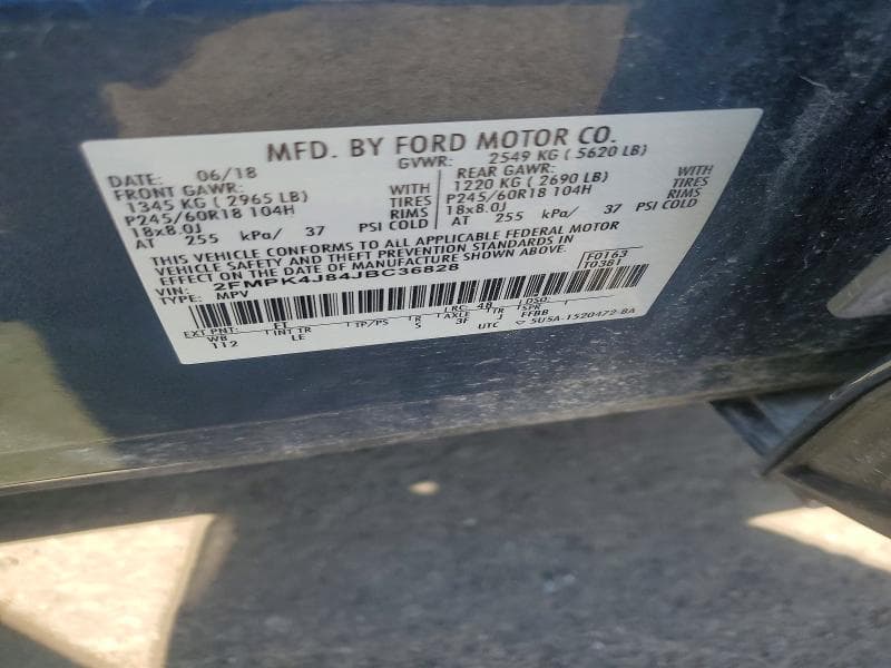 2018 FORD EDGE SEL 13