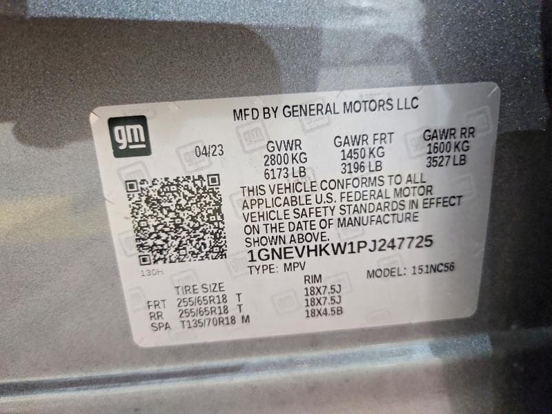 2023 CHEVROLET TRAVERSE LT 13