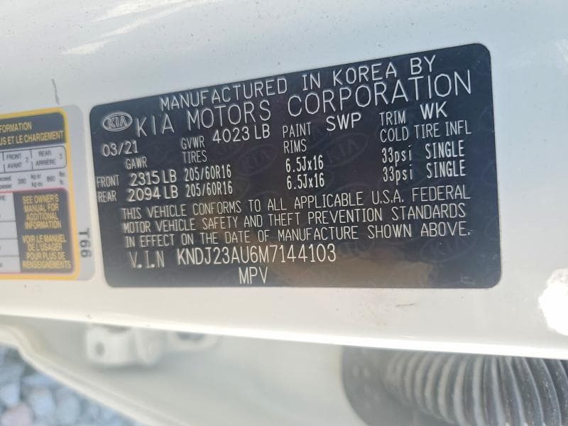 2021 KIA SOUL LX 12