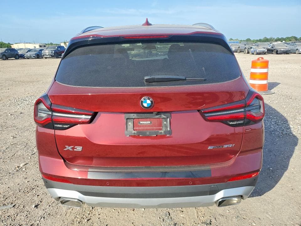 2022 BMW X3 SDRIVE30I SDRIVE30I 6
