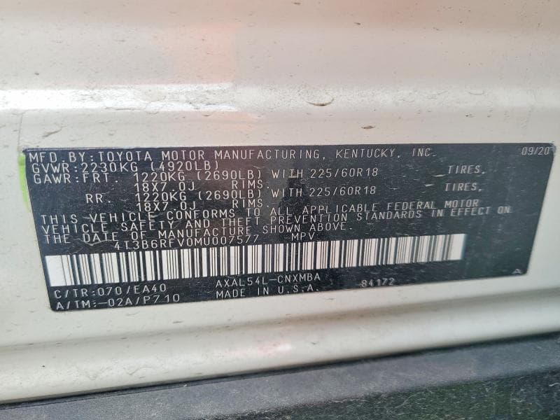 2021 TOYOTA RAV4 HYBRID XLE PREMIUM 13
