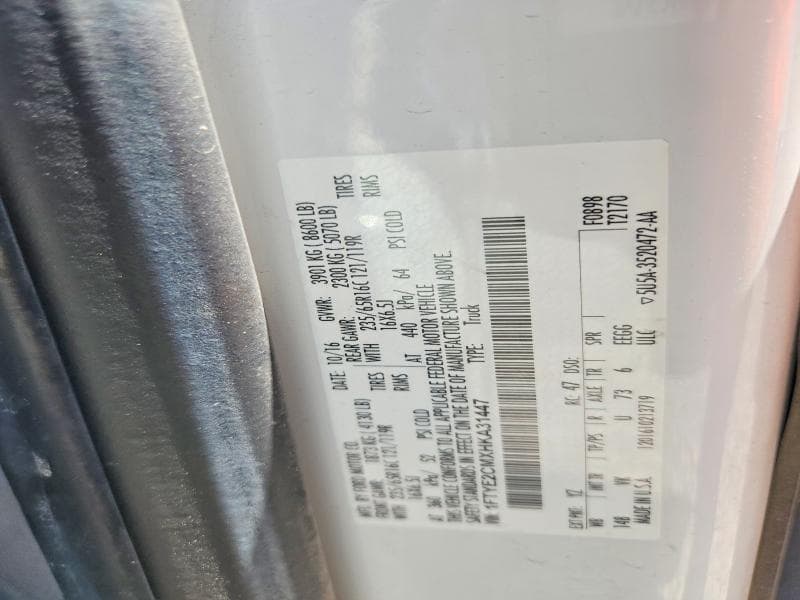 2017 FORD TRANSIT T-150 13