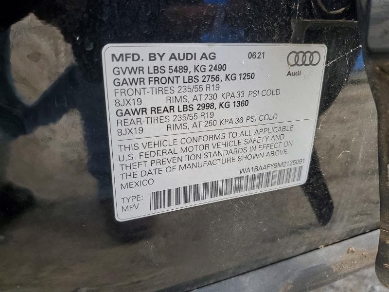 2021 AUDI Q5 PREMIUM PLUS 14