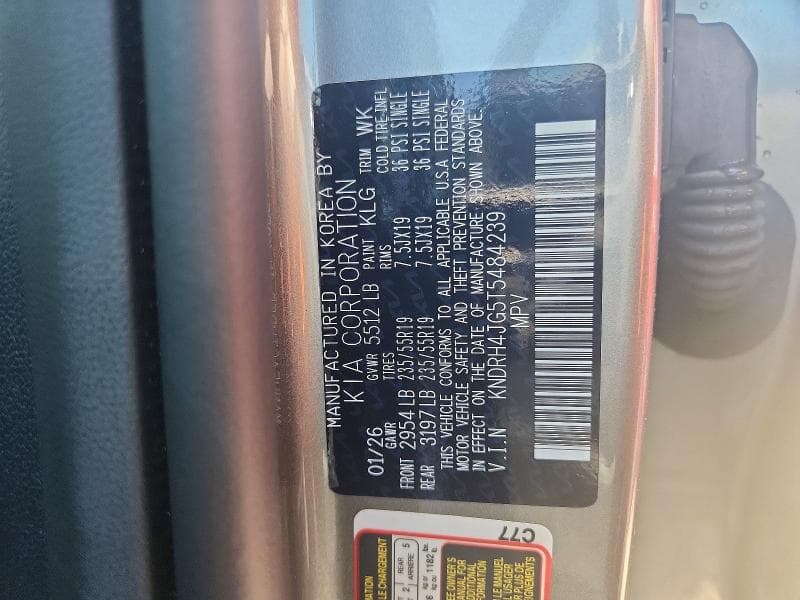 2026 KIA SORENTO EX 13