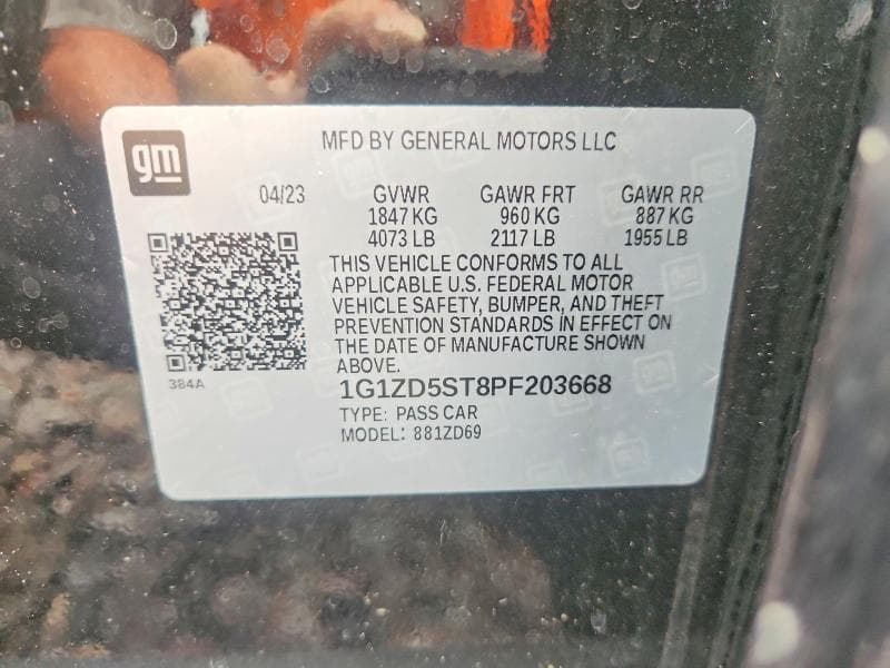 2023 CHEVROLET MALIBU LT 12