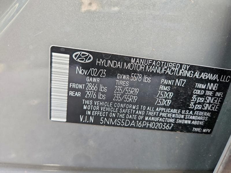 2023 HYUNDAI SANTA FE LIMITED 12