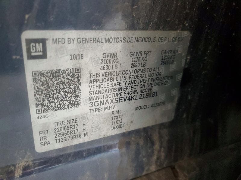 2019 CHEVROLET EQUINOX LS 13