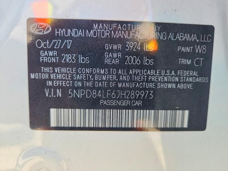 2018 HYUNDAI ELANTRA VALUE EDITION 13