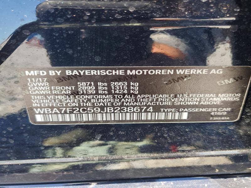 2018 BMW 750 XI 12