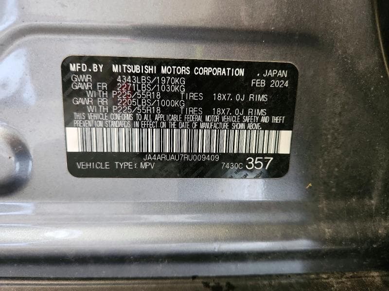 2024 MITSUBISHI OUTLANDER SPORT S/SE 14