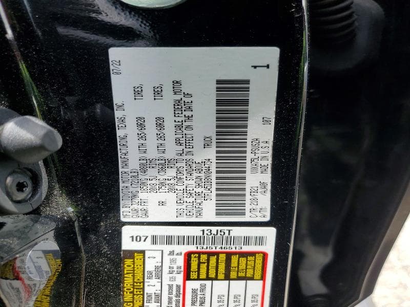 2022 TOYOTA TUNDRA SR5 12