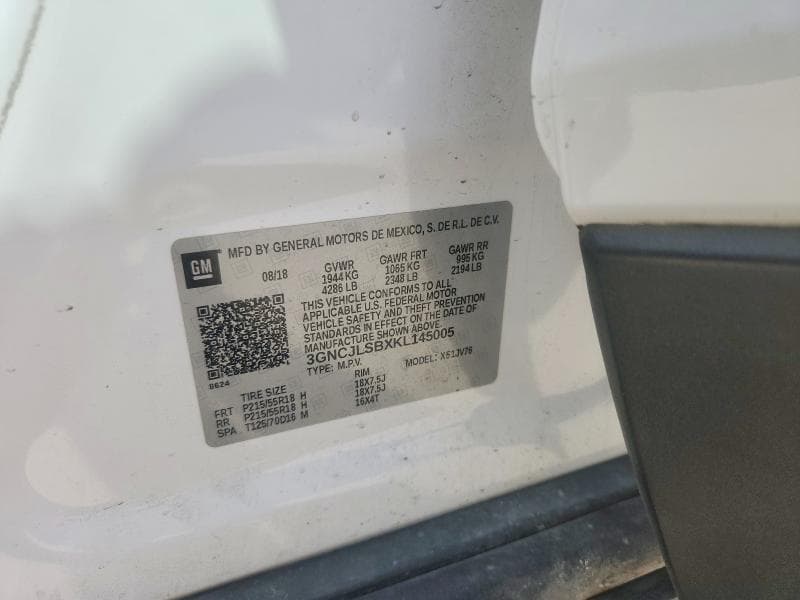 2019 CHEVROLET TRAX 1LT 13