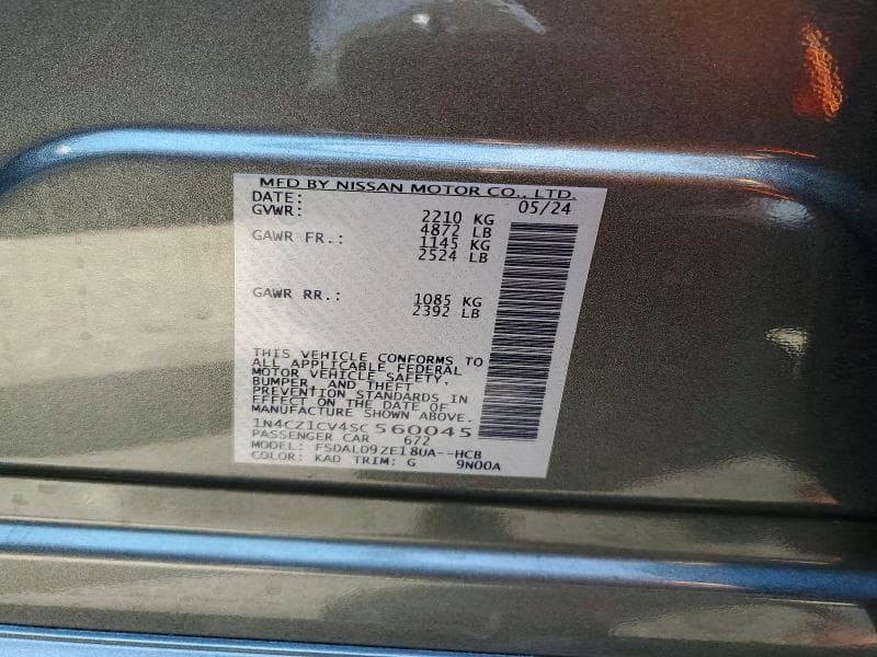 2025 NISSAN LEAF SV PLUS 12