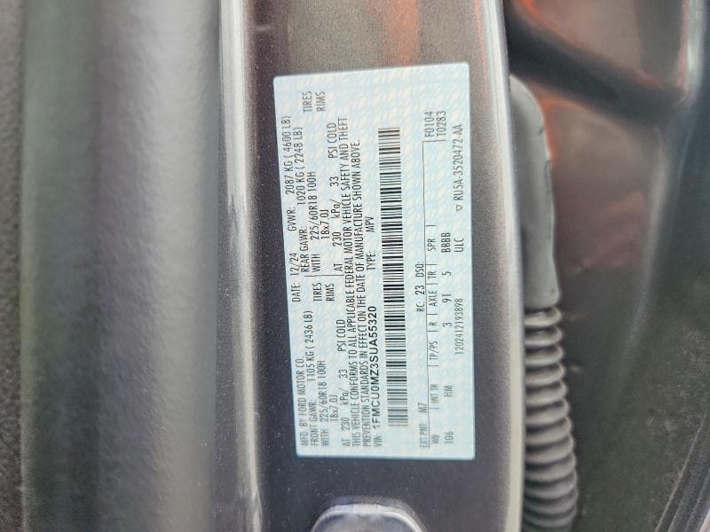 2025 FORD ESCAPE ST LINE 14