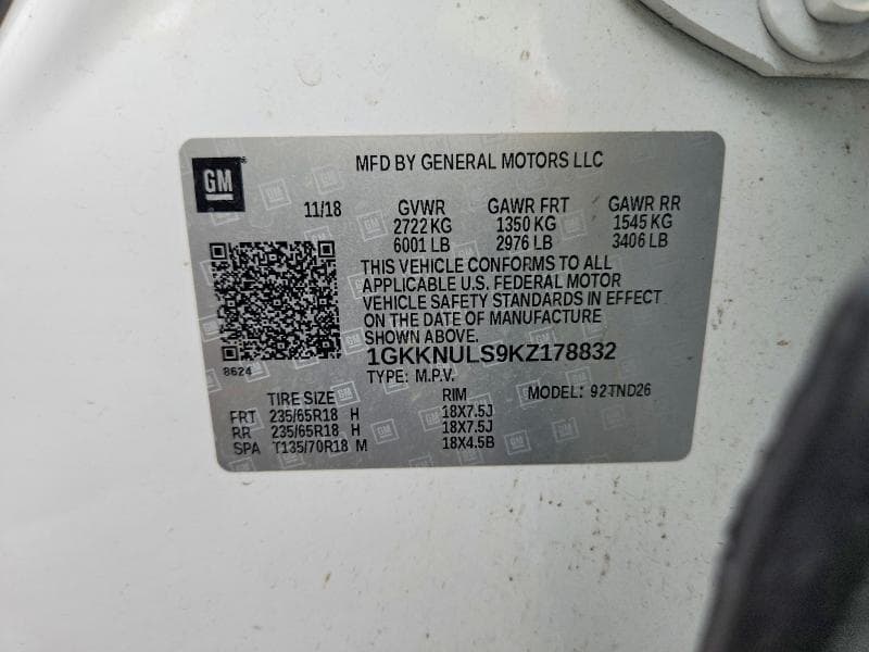 2019 GMC ACADIA SLT-1 13
