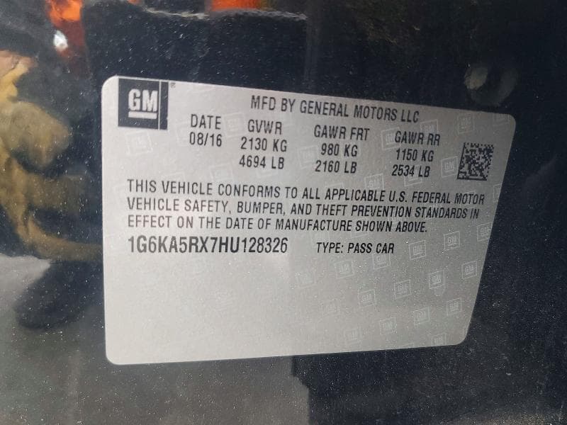 2017 CADILLAC CT6 12