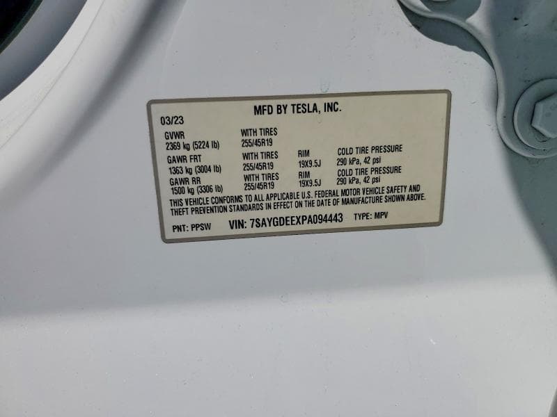 2023 TESLA MODEL Y 14