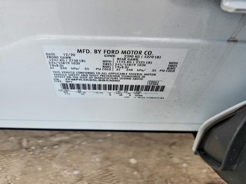 2020 FORD EDGE TITANIUM 13