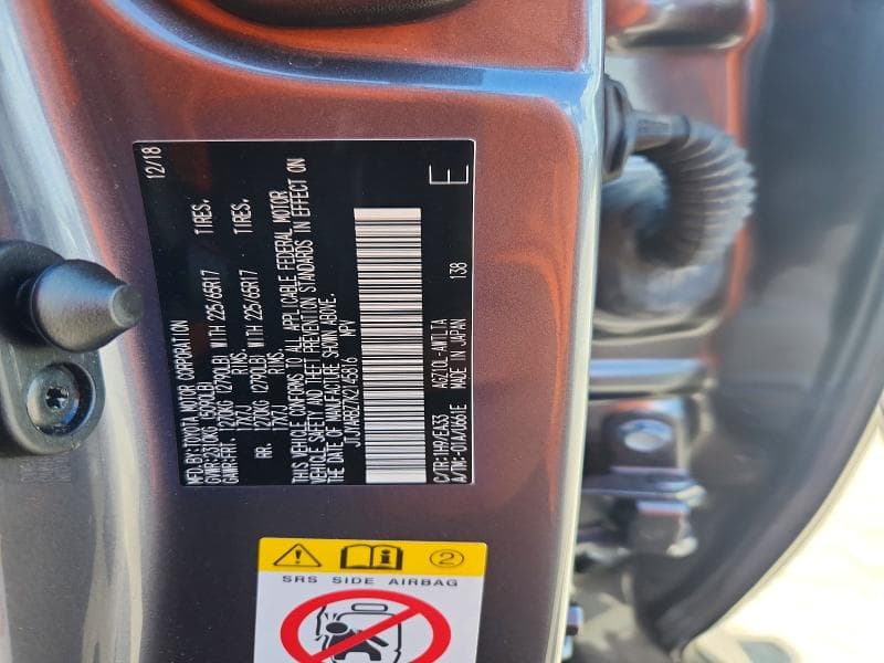 2019 LEXUS NX 300 BASE 13