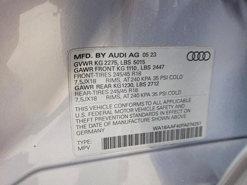 2023 AUDI A4 ALLROAD PREMIUM PLUS 12