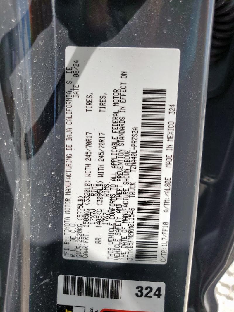 2024 TOYOTA TACOMA SR5 SR5 13