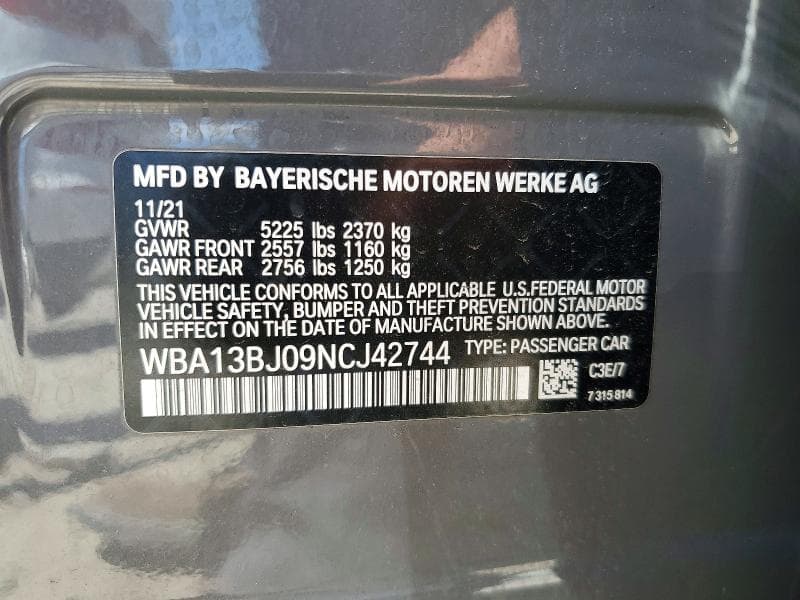 2022 BMW 530 XI 13