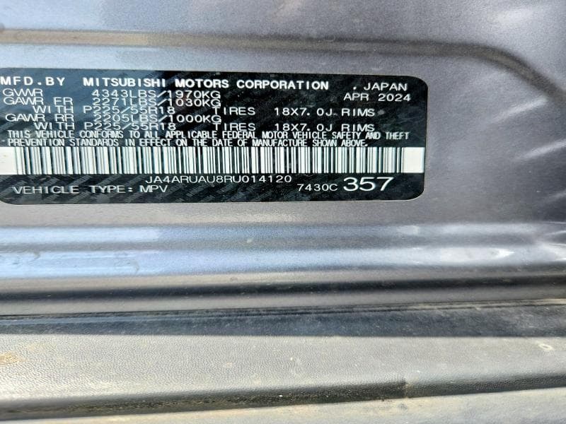 2024 MITSUBISHI OUTLANDER SPORT S/SE 13