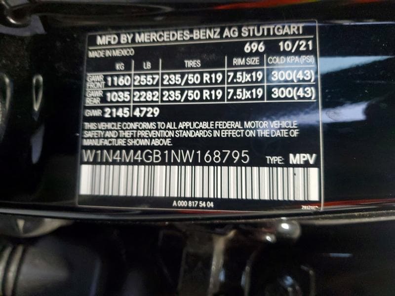 2022 MERCEDES-BENZ GLB 250 13