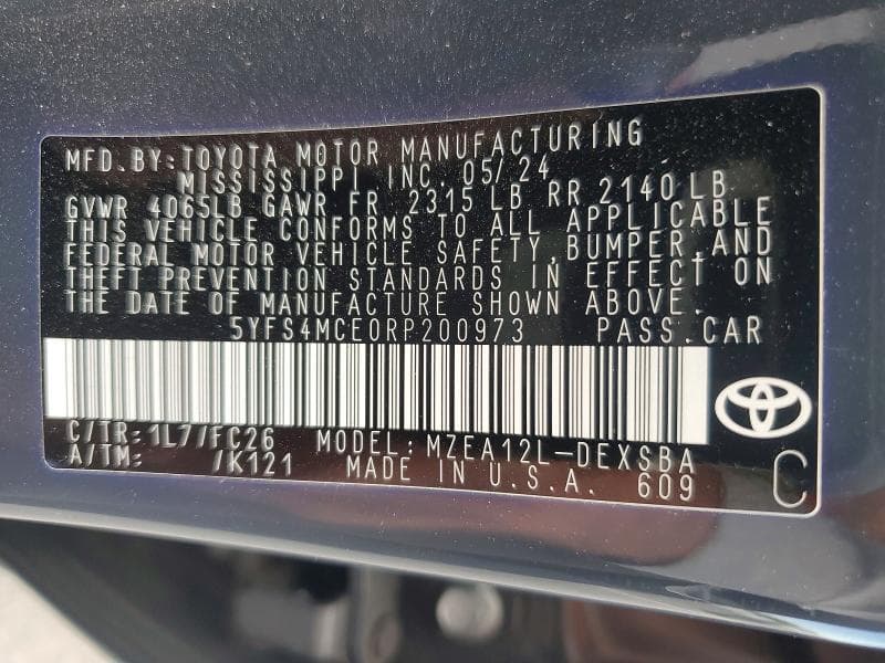 2024 TOYOTA COROLLA SE 13