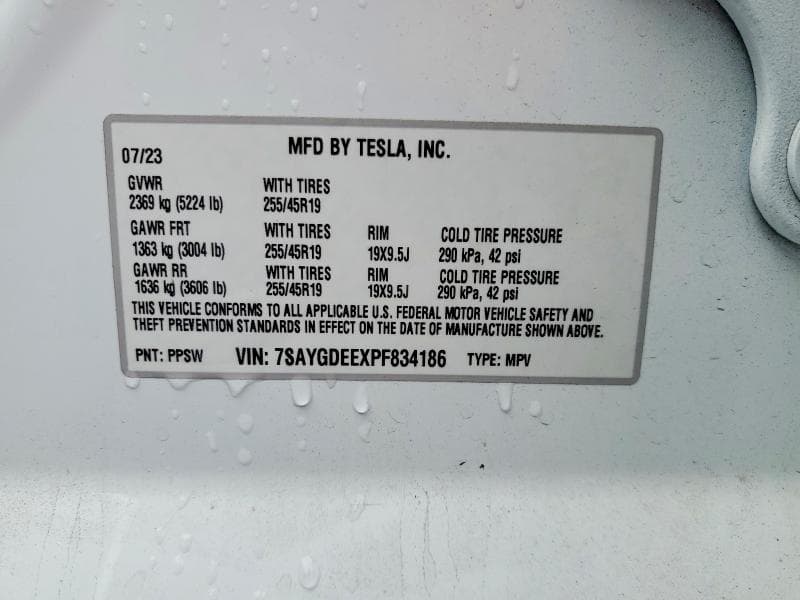 2023 TESLA MODEL Y 12