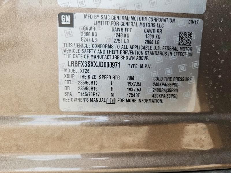 2018 BUICK ENVISION PREMIUM 12