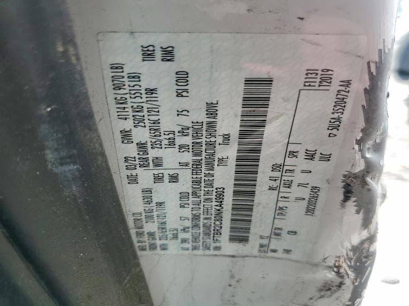 2022 FORD TRANSIT T-250 CARGO T-250 10