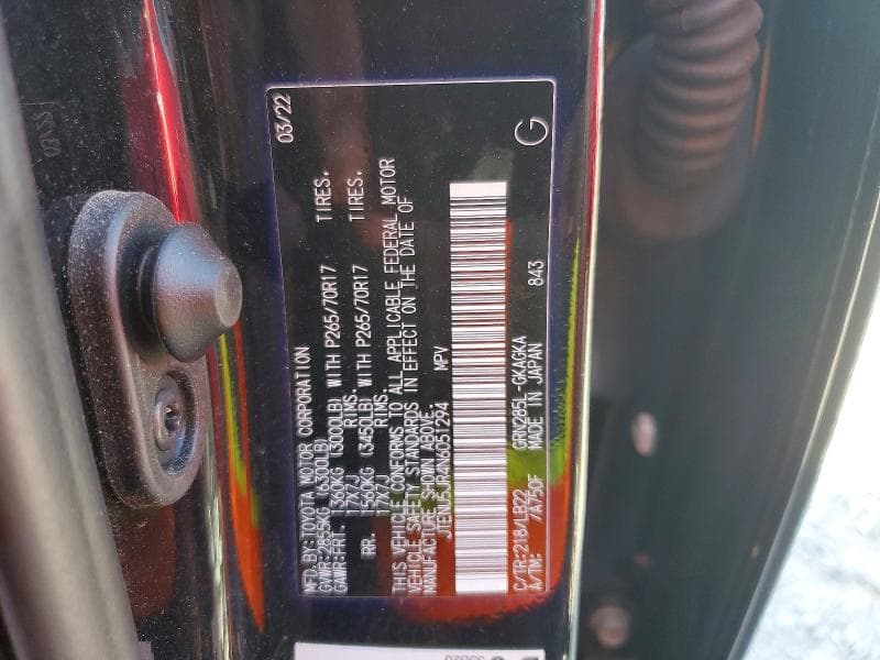 2022 TOYOTA 4RUNNER SR5 PREMIUM 14