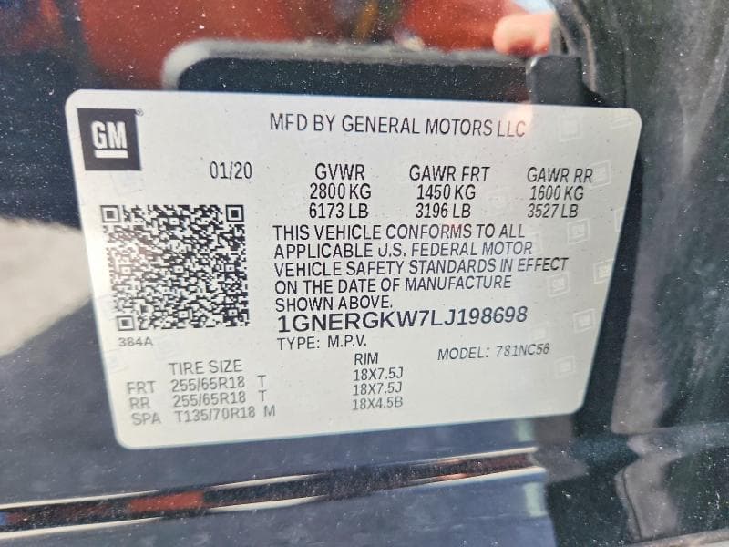 2020 CHEVROLET TRAVERSE LT 14