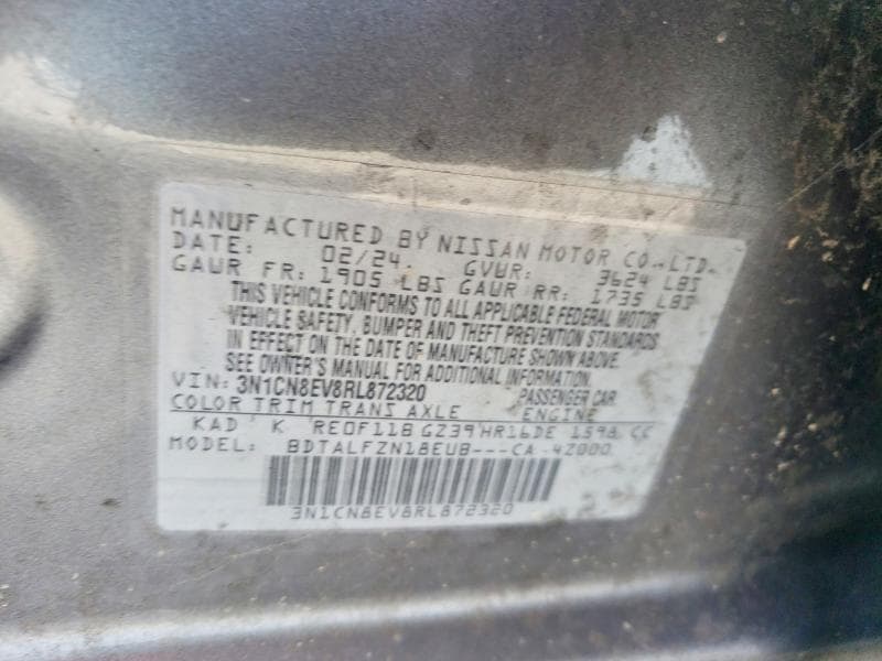 2024 NISSAN VERSA SV 13