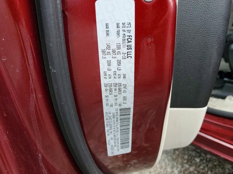 2018 CHRYSLER PACIFICA TOURING L PLUS TOURING L PLUS 13