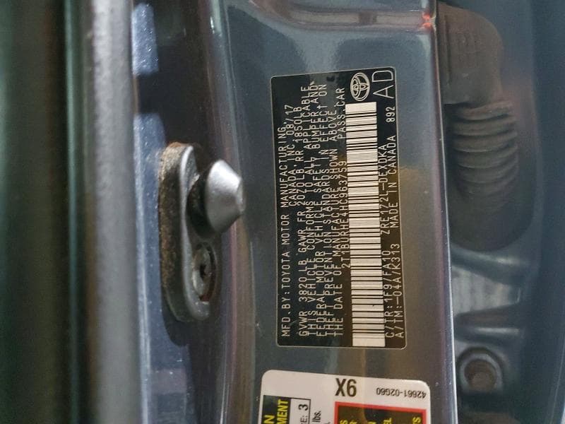 2017 TOYOTA COROLLA L 13