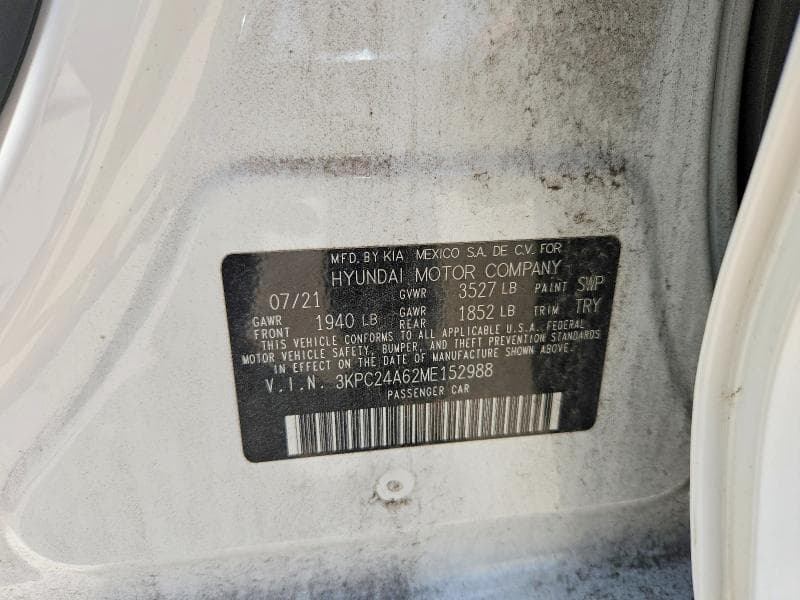 2021 HYUNDAI ACCENT SE 12